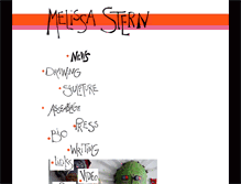 Tablet Screenshot of melissa-stern.com
